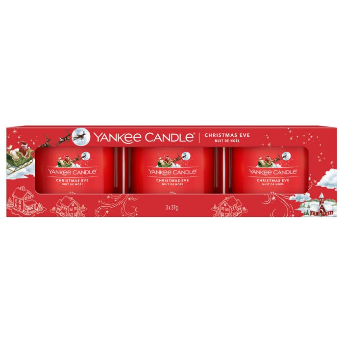 Yankee Candle - Christmas Eve - 3x Filled Votive Candle